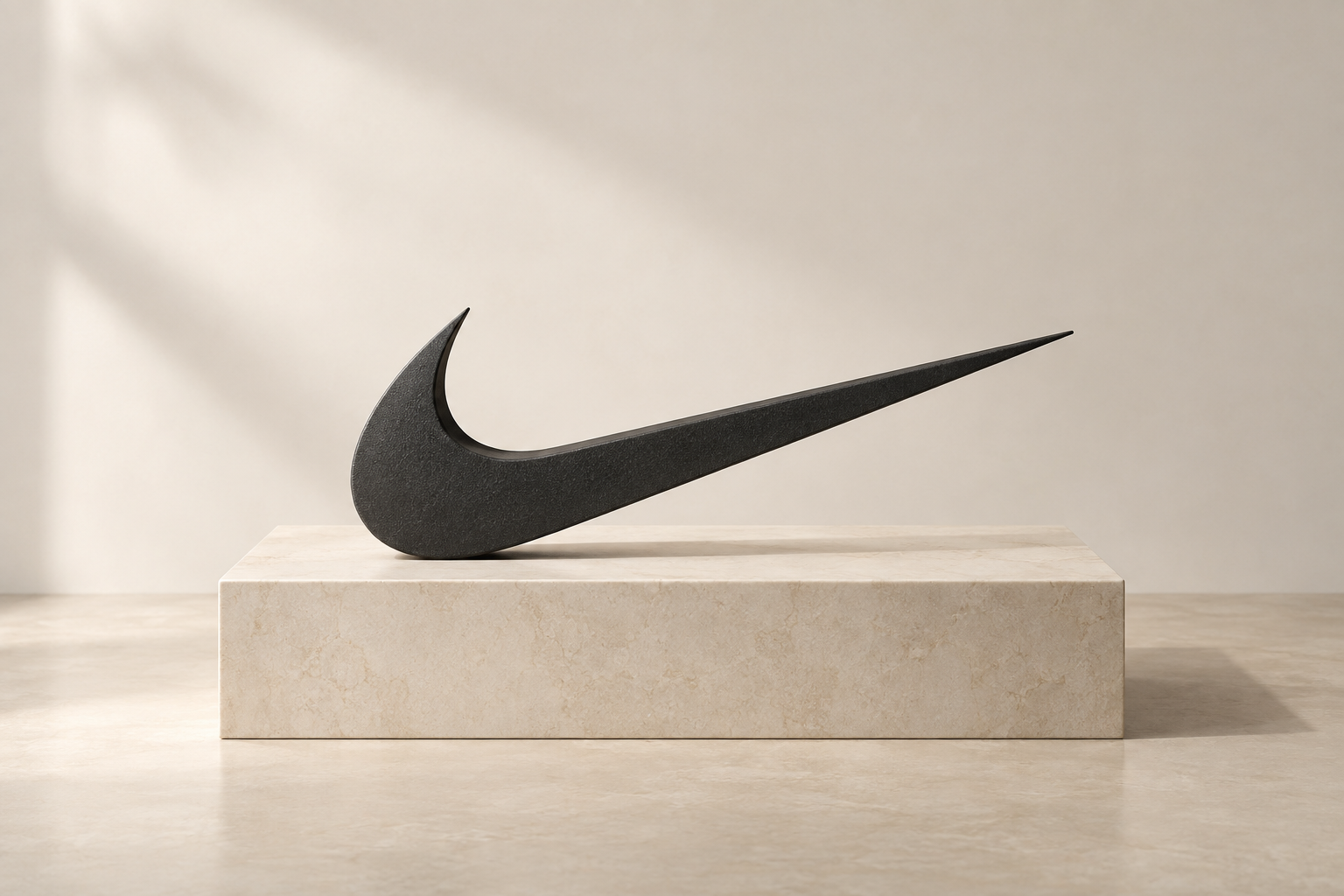 Ilustração do Swoosh da Nike, sem o nome